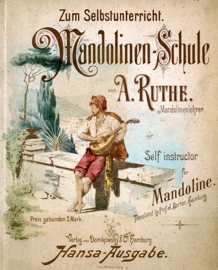 Zum Selbstunterricht - Mandolinenschule von A. Ruthe