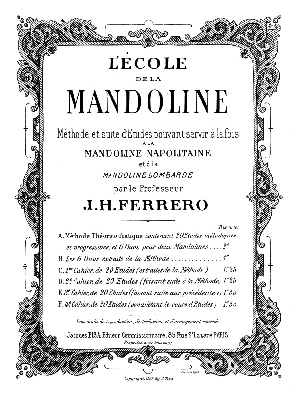 J. Humbert Ferrero - L'École de Mandoline