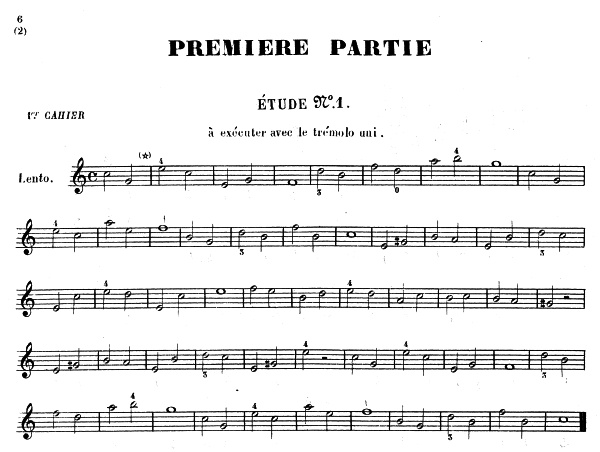 J. Humbert Ferrero - Etudes pour Mandoline